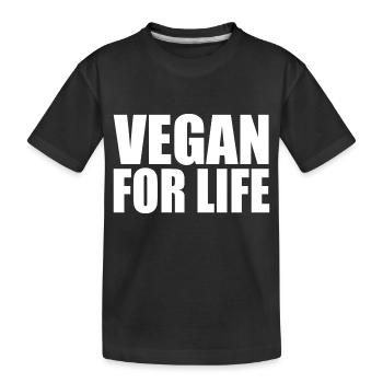 Vegan - T-shirt bio Premium Enfant - noir - Devant