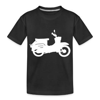 Swallow driver Simson Schwalbe culte scooter GDR - T-shirt bio Premium Enfant - noir - Devant