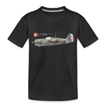 Hawk 75 - T-shirt bio Premium Enfant - noir - Devant