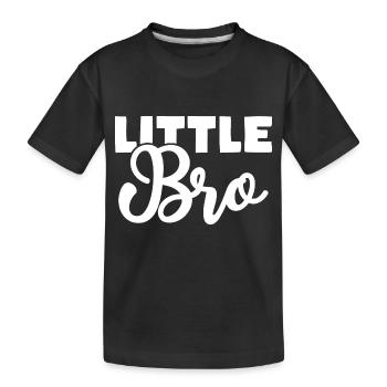 Little Bro - Kinder Premium Bio T-Shirt - Schwarz - Vorne