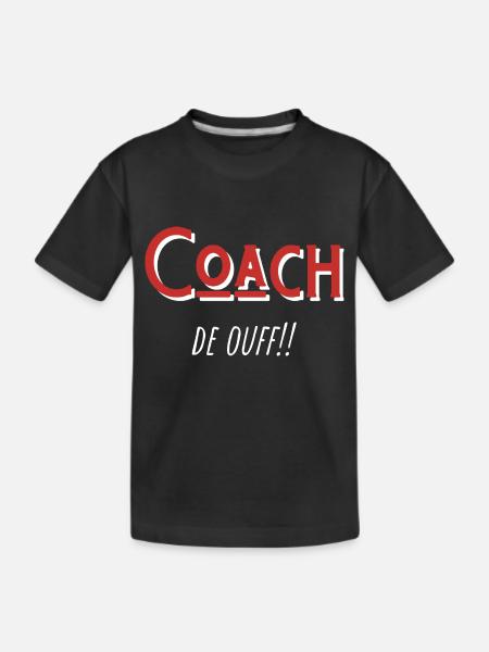 coach de ouf idée cadeau - T-shirt bio Premium Enfant - noir