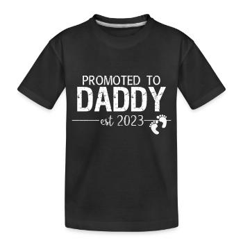 promu papa 2023 - T-shirt bio Premium Enfant - noir - Devant