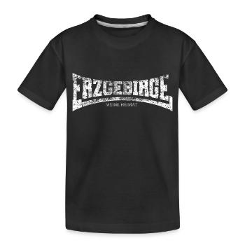 J’adore les monts Métallifères - T-shirt bio Premium Enfant - noir - Devant