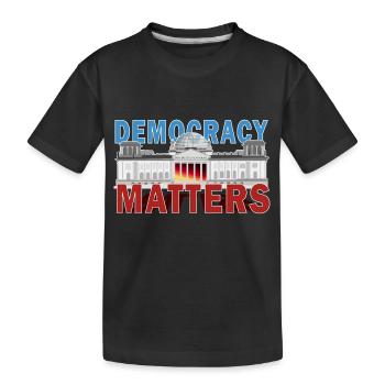 Demokratie Democracy Matters Bundestag Berlin - T-shirt bio Premium Enfant - noir - Devant