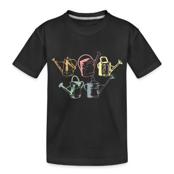 ARROSOIR DE JARDIN - T-shirt bio Premium Enfant - noir - Devant