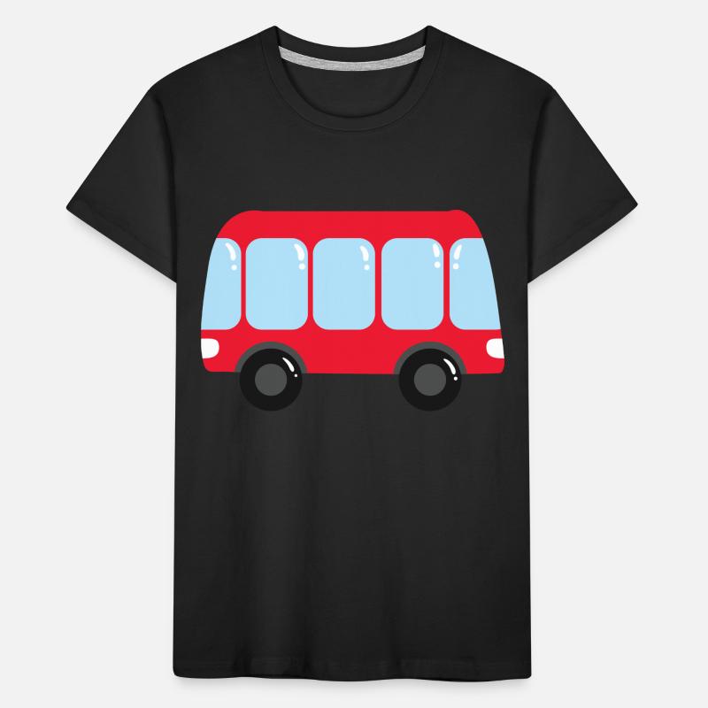 Bus Red Kids' Premium Organic T-Shirt