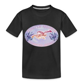 Ocean Sublimation - Kids' Premium Organic T-Shirt - black - Front