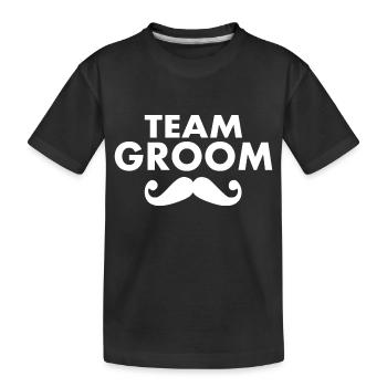 Team groom - T-shirt bio Premium Enfant - noir - Devant