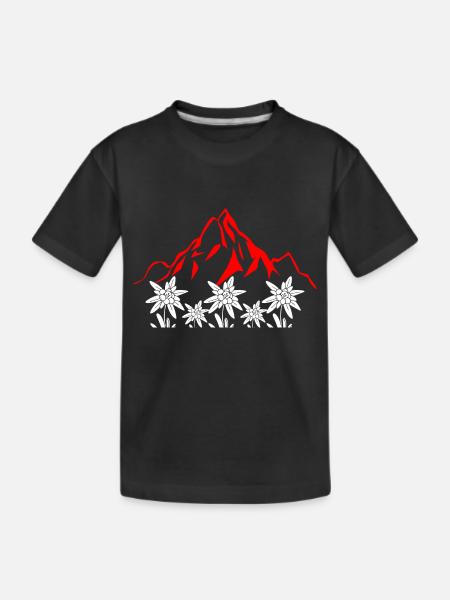 Montagnes suisses - T-shirt bio Premium Enfant - noir