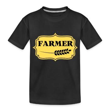 FARMER - Vintage - T-shirt bio Premium Enfant - noir - Devant