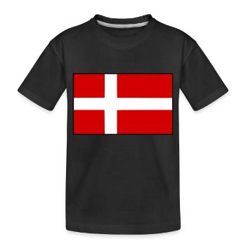 Danemark - T-shirt bio Premium Enfant - noir - Devant