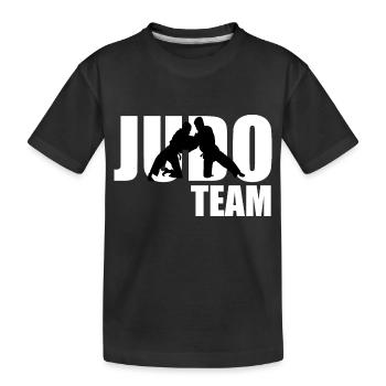 Équipe de judo - T-shirt bio Premium Enfant - noir - Devant