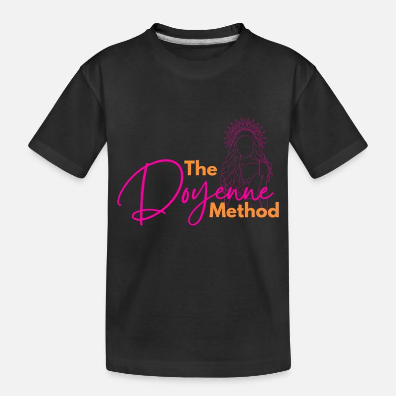 Die Doyenne-Methode - Kinder Premium Bio T-Shirt - Schwarz