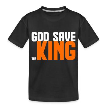 Möge Gott den König retten - Kinder Premium Bio T-Shirt - Schwarz - Vorne