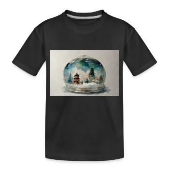Noël 14 - T-shirt bio Premium Enfant - noir - Devant