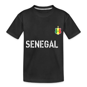 Sénégal - T-shirt bio Premium Enfant - noir - Devant
