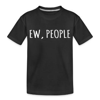 Ew people - Kinder Premium Bio T-Shirt - Schwarz - Vorne