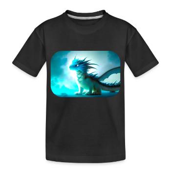 Petit dragon Grummliger - T-shirt bio Premium Enfant - noir - Devant