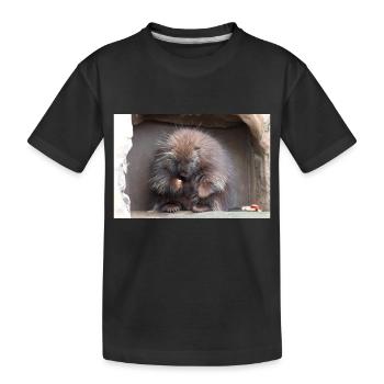 Porcs-épics du Nouveau Monde à épines arborescentes Erethizontidae - T-shirt bio Premium Enfant - noir - Devant