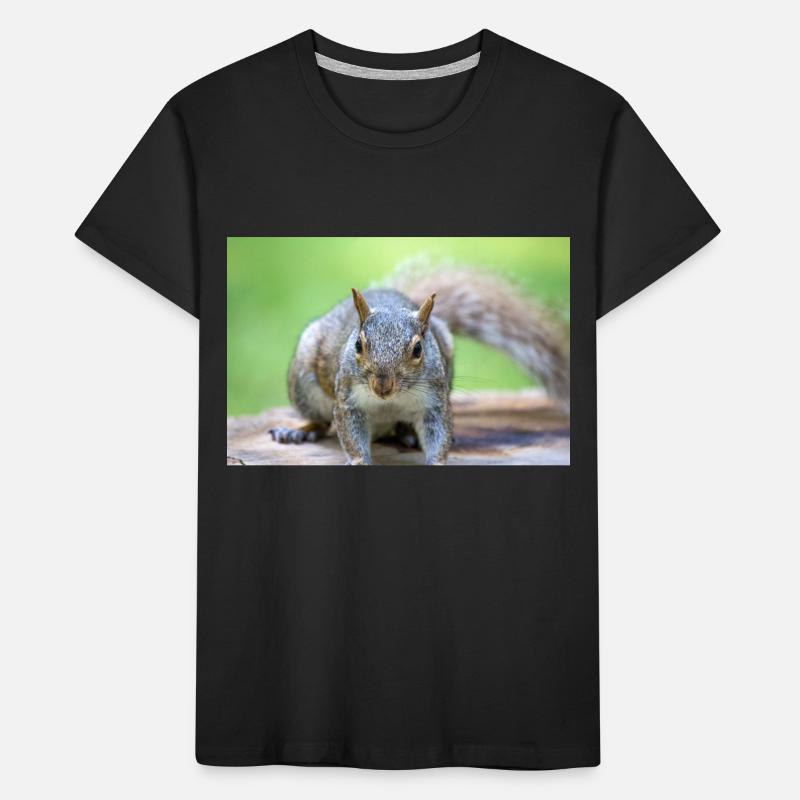 Écureuil gris Grauhörnchen Sciurus carolinensis T-shirt bio Premium Enfant
