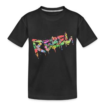 Rebel Rebels Funny Retro Music Hip Hop Rocknroll - Kids' Premium Organic T-Shirt - black - Front