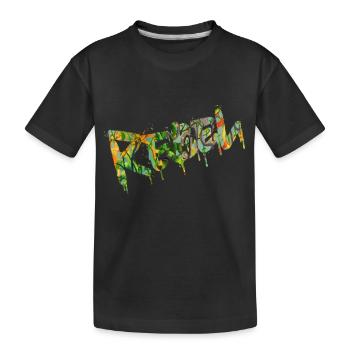 Rebel Rebels Drôle Musique Rétro Hip Hop Rocknroll - T-shirt bio Premium Enfant - noir - Devant