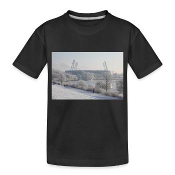 Weserstadion - Kinder Premium Bio T-Shirt - Schwarz - Vorne