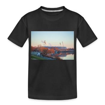 Weserstadion - Kinder Premium Bio T-Shirt - Schwarz - Vorne