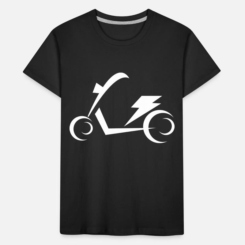 E-Scooter E-Roller Scooter T-shirt bio Premium Enfant