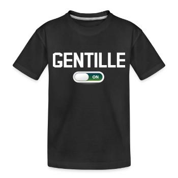 Mode Gentille Désactivé Off Humour - T-shirt bio Premium Enfant - noir - Devant