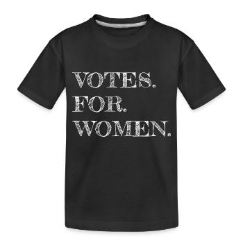 LGBT interdit la marche antiraciste des femmes Blague Patriarcat - T-shirt bio Premium Enfant - noir - Devant