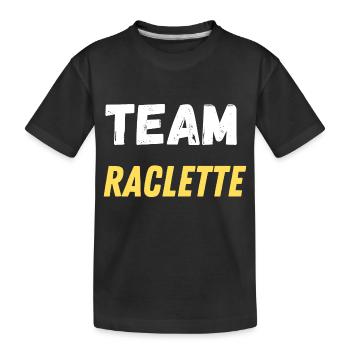 team raclette - T-shirt bio Premium Enfant - noir - Devant