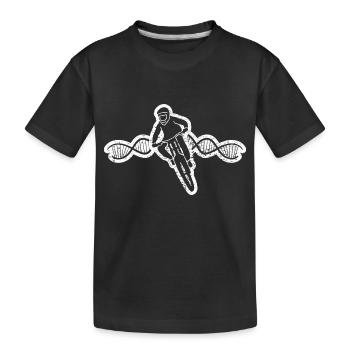 Cycling Cycling Cyclists Cyclists Cycling - Kids' Premium Organic T-Shirt - black - Front