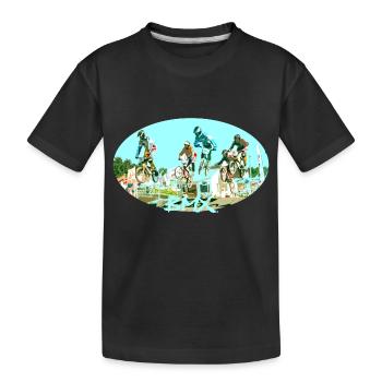 bmx race - T-shirt bio Premium Enfant - noir - Devant