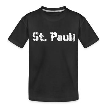 Hamburg Sankt Pauli - Kinder Premium Bio T-Shirt - Schwarz - Vorne