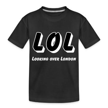 LOL - Vue sur Londres - T-shirt bio Premium Enfant - noir - Devant