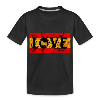 Amour pour l’Espagne - T-shirt bio Premium Enfant - noir - Devant