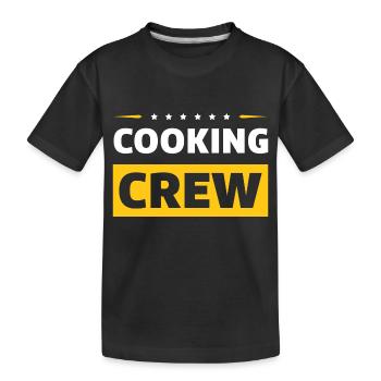 Équipe de cuisson - T-shirt bio Premium Enfant - noir - Devant