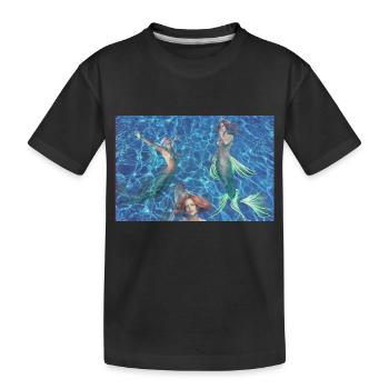 Sirenen - Kinder Premium Bio T-Shirt - Schwarz - Vorne