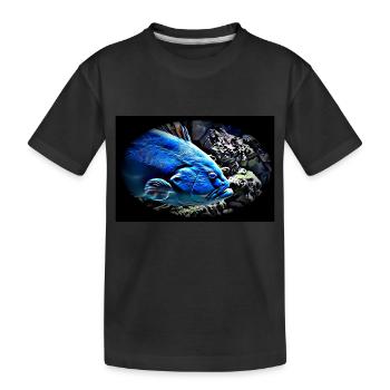 Animals #03 - Kids' Premium Organic T-Shirt - black - Front