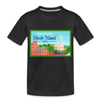 Rhode Island Fil-Am Design pour Proud Pinoys - T-shirt bio Premium Enfant - noir - Devant