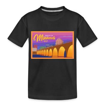 Minnesota Fil-Am Design pour Proud Pinoys - T-shirt bio Premium Enfant - noir - Devant