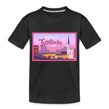 Kentucky Fil-Am Design für stolze Pinoys - Kinder Premium Bio T-Shirt - Schwarz - Vorne