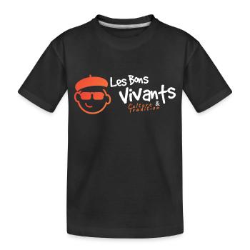 Les Bons Vivants - T-shirt bio Premium Enfant - noir - Devant
