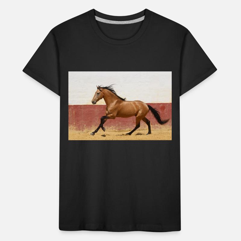 Pferd, Isibat Kinder Premium Bio T-Shirt