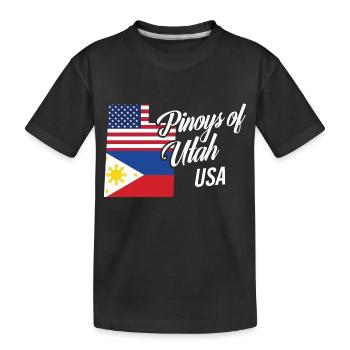 Les Philippins de l’Utah conçoivent pour Proud Fil-Ams - T-shirt bio Premium Enfant - noir - Devant