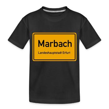 Erfurt Marbach - Kinder Premium Bio T-Shirt - Schwarz - Vorne