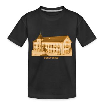 Geretsried Town Hall Upper Bavaria Bad Tölz Bavaria - Kids' Premium Organic T-Shirt - black - Front