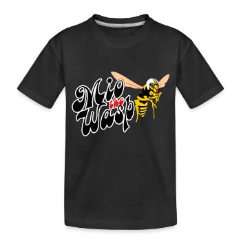 Mio la Guêpe m - T-shirt bio Premium Enfant - noir - Devant