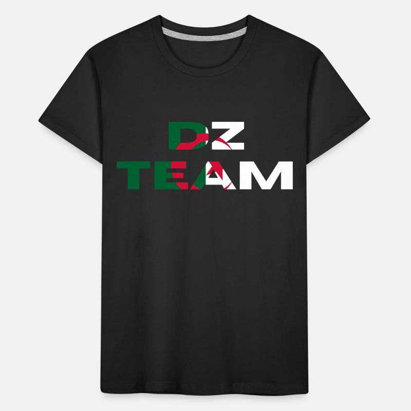 Dz team - Algerien Geschenkidee Kinder Premium Bio T-Shirt